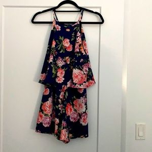 Lulus floral romper